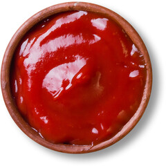 Close up view isolated sauce on plain background suitable for your element project.