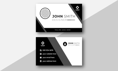 modern business card design template.