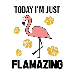 Stylish , fashionable  and awesome Flamingo art and illustrator