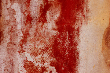 Spooky and Creepy Wall Background. wall with creepy red blood texture. used for Horror and Halloween concept