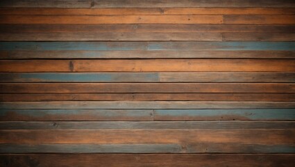 Rustic wooden plank background. A weathered wooden plank backdrop, providing a rustic and textured...