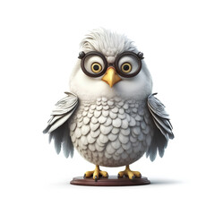 Fototapeta premium owl isolated on white