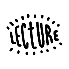 svg lecture education doodle element set