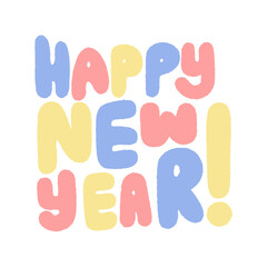 svg party newyear doodle element set