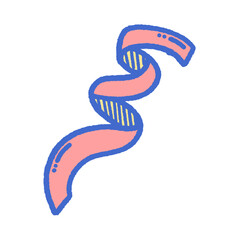 svg party newyear doodle element set