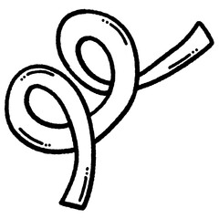 svg party newyear doodle element set