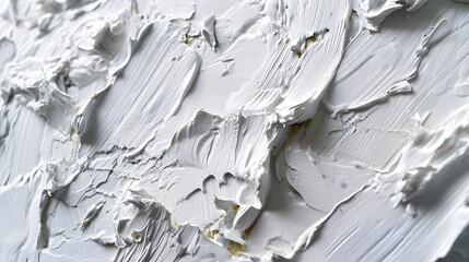 Obraz premium Abstract White Oil Painting Texture