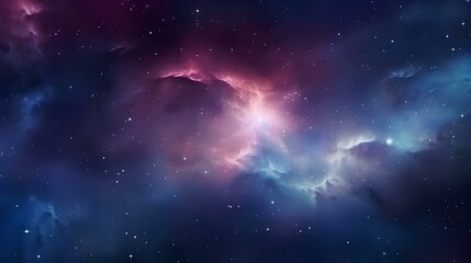Fototapeta premium Space background with realistic nebula and shining, univesrse, 