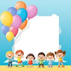 Obraz na płótnie Canvas Children's Day illustration for April 30 every year