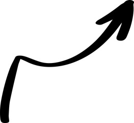 doodle sketch grunge marker arrow