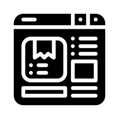 website glyph icon
