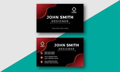 business card design template.