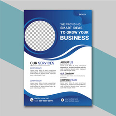 creative business flayer design template vector illustration.
