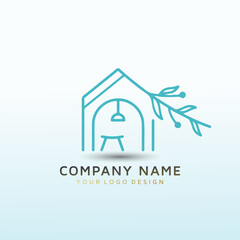 Design a logo for a coastal area home staging and redesign business - obrazy, fototapety, plakaty