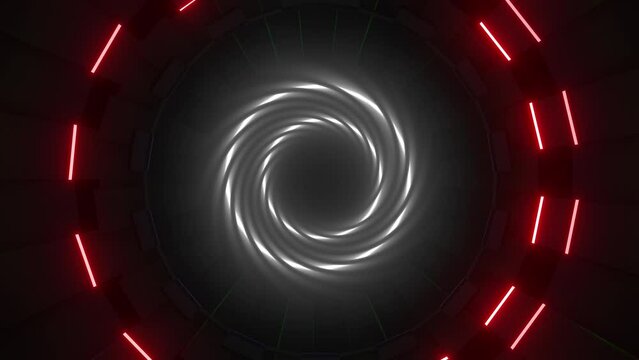 This stock motion graphic video of 4K Red White Glossy Background with gentle overlapping curves on seamless loops.