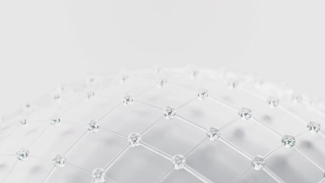 Plexus Rotating White Globe Loop