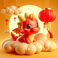 chinese new year, family and kids fun festivals shio dragon or icon dragon Chinese new year, Chinese new year card, Chinese new year design, chinese new year decoration