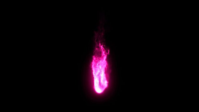 火の玉のループ映像