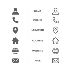 Communication Icons: Flat and Line Art Vector Illustration for Modern Web and Graphic Design