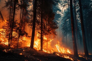 the rising threat of a forest fire