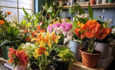 the flowers and plants will be ready for sale in spring