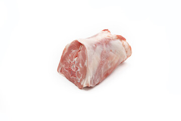 Assorted cuts of goat meat include shoulder, leg, loin, and ribs, offering a variety of flavors and textures for cooking and grilling.