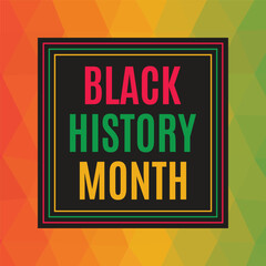 Black history month celebrate. vector illustration design graphic Black history month
