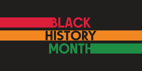 Black history month African American history celebration	 vector illustration design graphic Black history month - obrazy, fototapety, plakaty