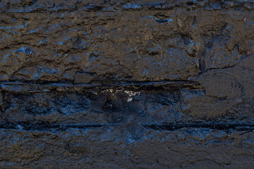 Black wall texture for design, wall in resin