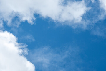 blue sky with clouds