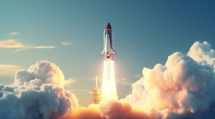 space shuttle launch