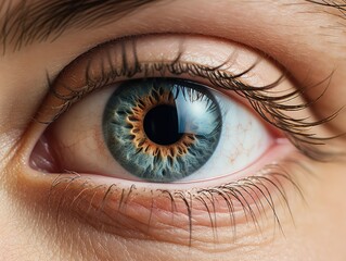 Naklejka premium close up of eye