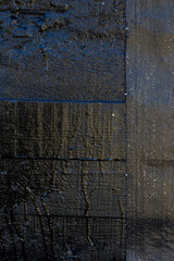 Black wall texture for design, wall in resin