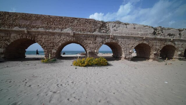 Caesarea Maritima dune and old bridge, 2023
Steadicam along Caesarea Maritima, Israel, 2023,December,
