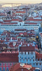 aerial view of the city