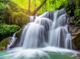 Obraz premium Waterfall landscape