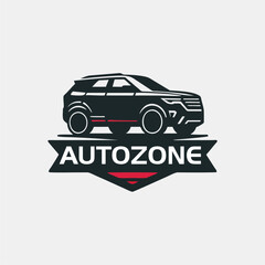 Fototapeta premium Automotive minimalist logo design inspiration