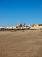 view from the beach