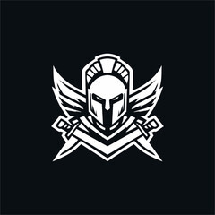 Warrior mascot and symbol logo design inspiration