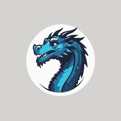 Dragon Logo EPS Format Design Very Cool