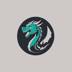 Dragon Logo EPS Format Design Very Coo