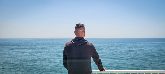 Looking out onto the Malibu Horizon