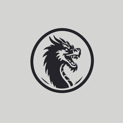 Dragon Logo EPS Format Design Very Cool