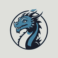 Dragon Logo EPS Format Design Very Cool