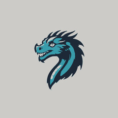 Dragon Logo EPS Format Design Very Cool