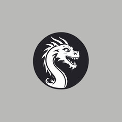 Dragon Logo EPS Format Design Very Cool