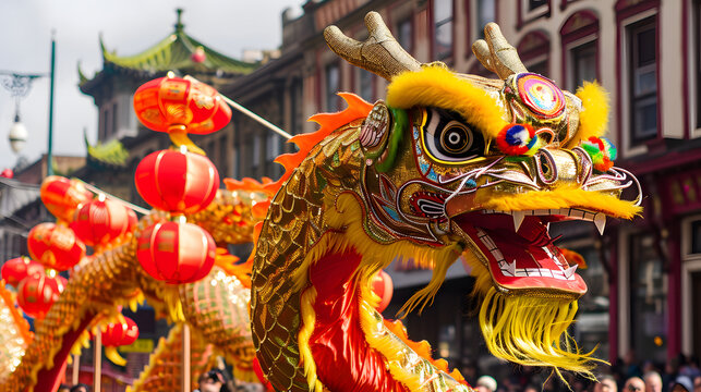 Dragon Dance in Chinatown