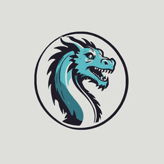 Dragon Logo EPS Format Design Very Cool