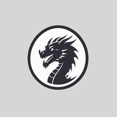 Dragon Logo EPS Format Design Very Cool