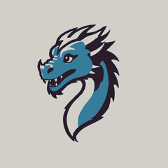 Dragon Logo EPS Format Design Very Cool